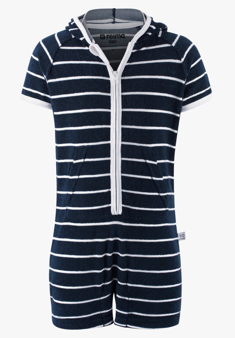 Oahu frottet dress. Marine - undefined - 1
