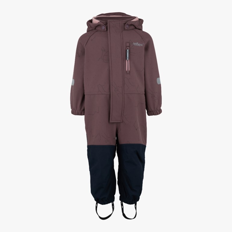 Fauske softshell-dress Lilla - undefined - 1