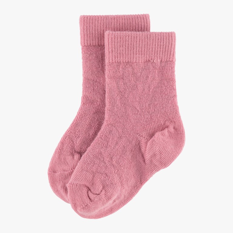 Harestua 2pk baby ullsokk Rosa - undefined - 1