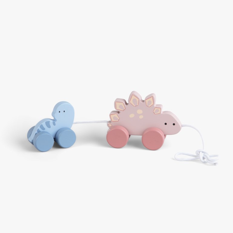 Trekkleke dinosaur Rosa - 11013867-pinkblue-1year - 1