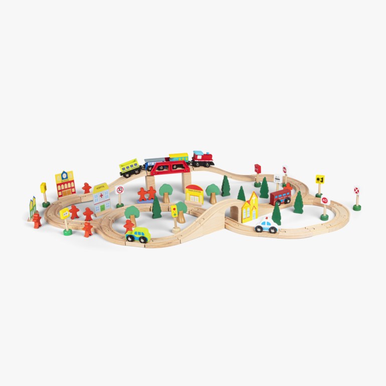 Togsett i tre med 90 deler Multiple - undefined - 1