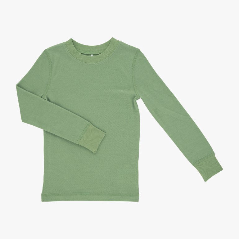 Bris ull/bambus trøye SS21 Grønn - undefined - 1