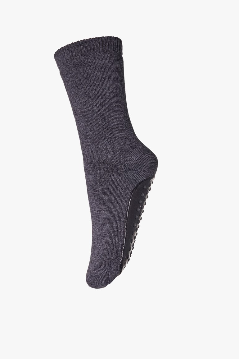 Basic antiskli ullsokker, darkgrey Grå - undefined - 1