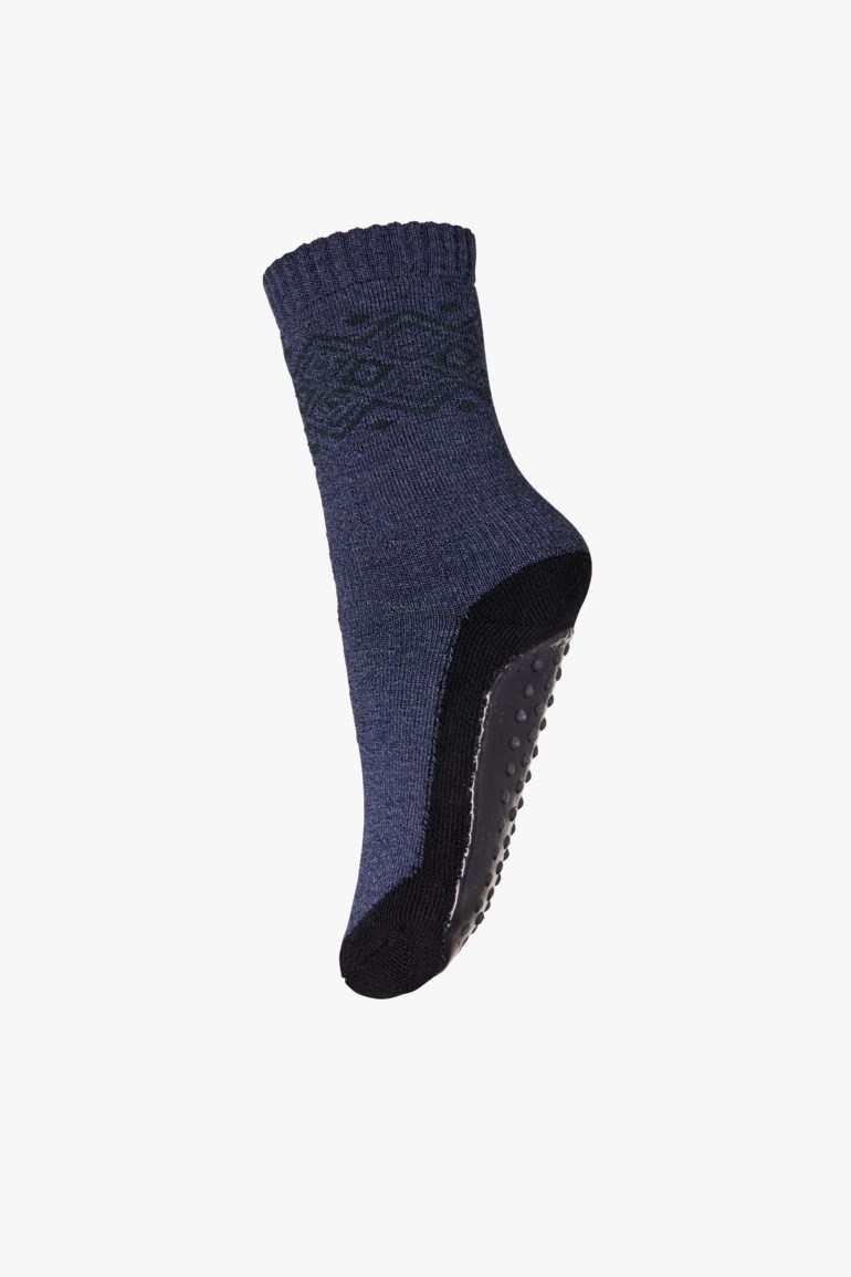 Ull antiskli sokker, darkdenim Blå - undefined - 1