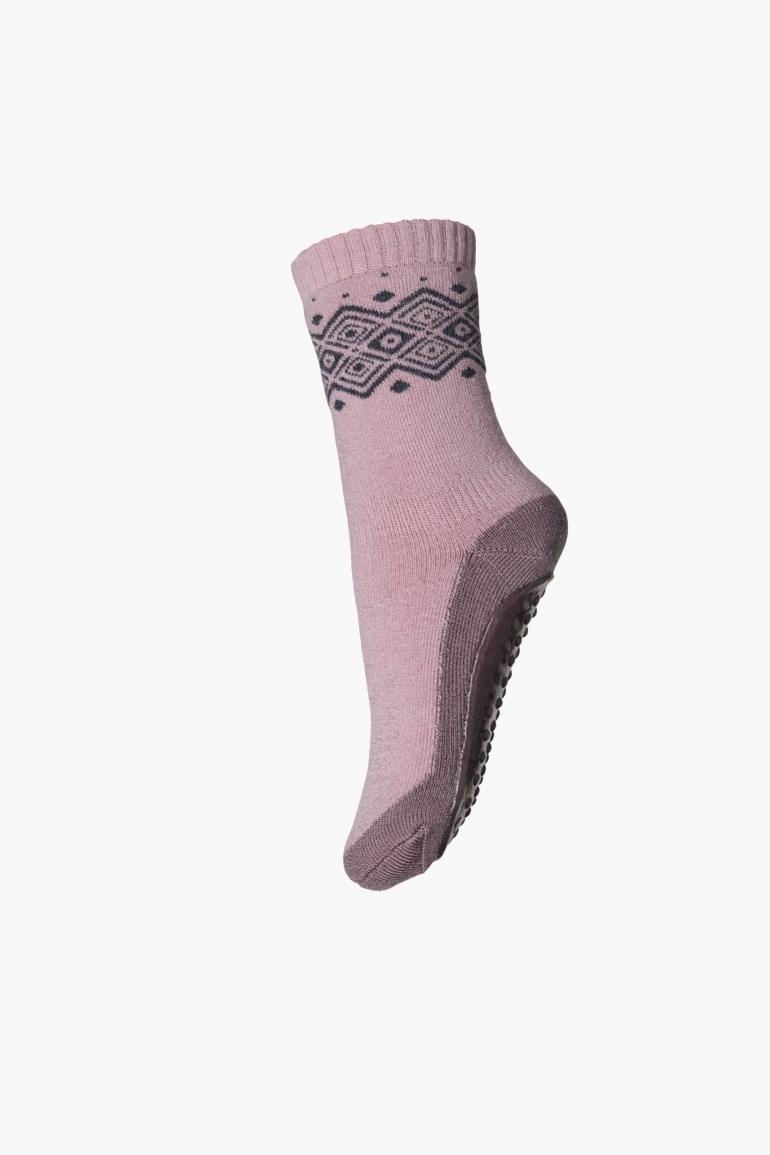 Ull antiskli sokker Rosa - undefined - 1