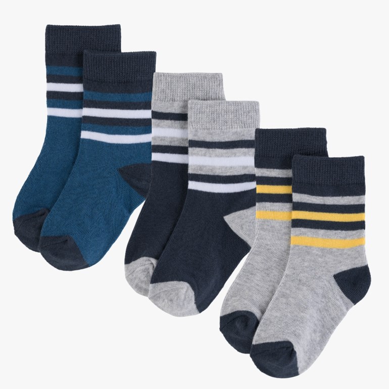 3 pk sokker Blå - undefined - 1
