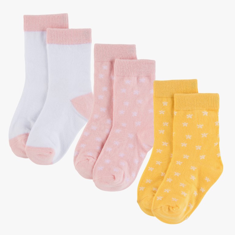 3 pk sokker Rosa - undefined - 1