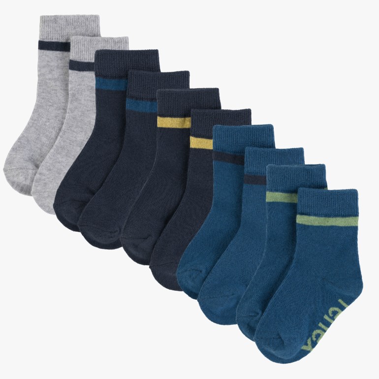 5 pk sokker Blå - undefined - 1