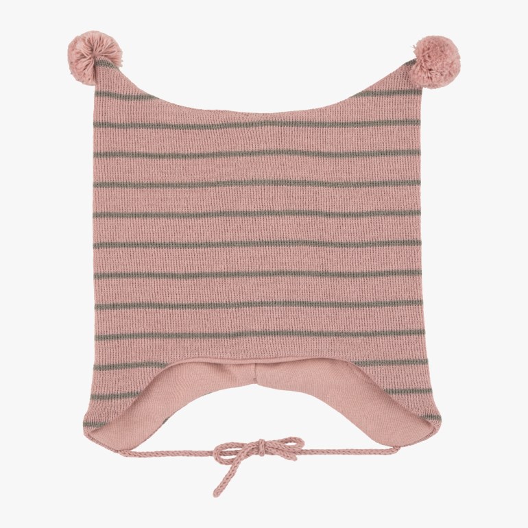 Løkka lue m/vindstopp Rosa - undefined - 1