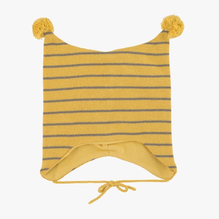 Løkka lue m/vindstopp Gul - undefined - 1