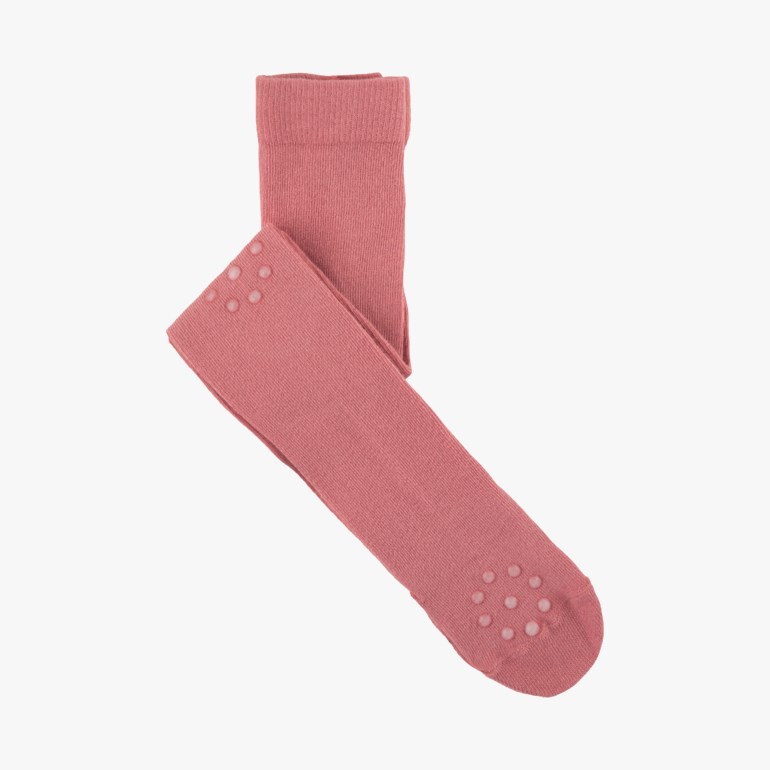 Cotton tights anti slip Rosa - undefined - 1
