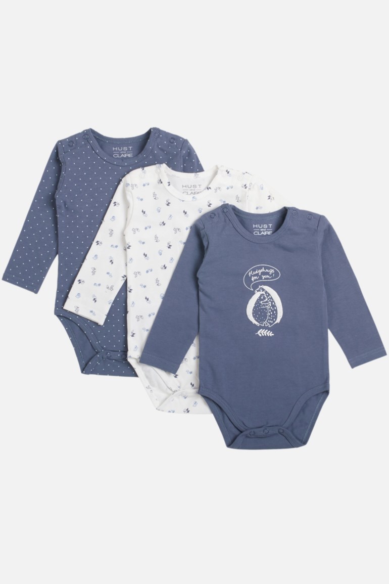 3pk body Blå - undefined - 1