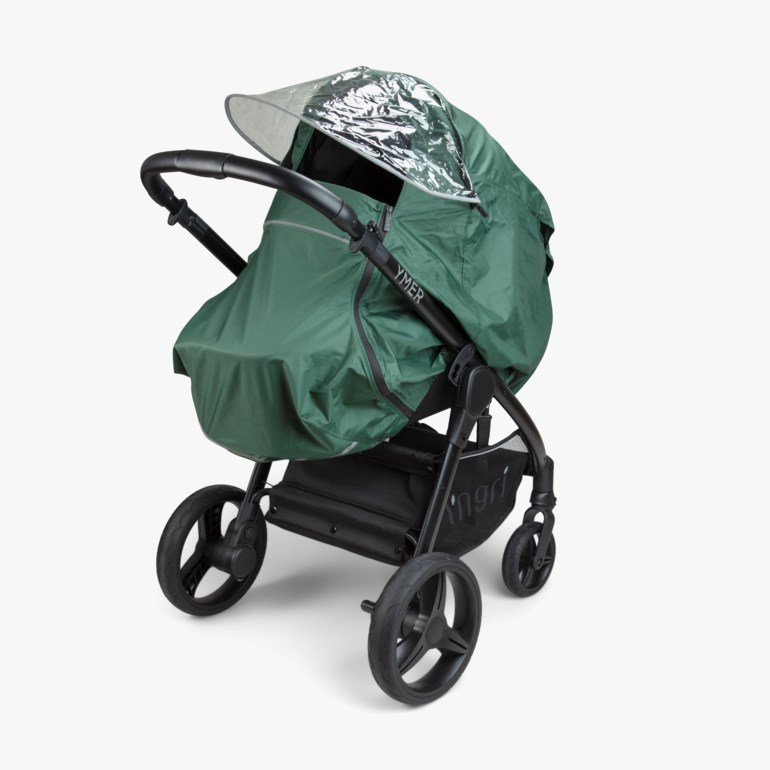 Floki regntrekk med skjerm, darkgreen Grønn - 11032438-darkgreen-onesize - 1