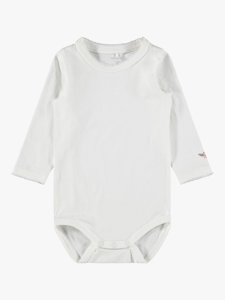 Berta langermet body Hvit - undefined - 1