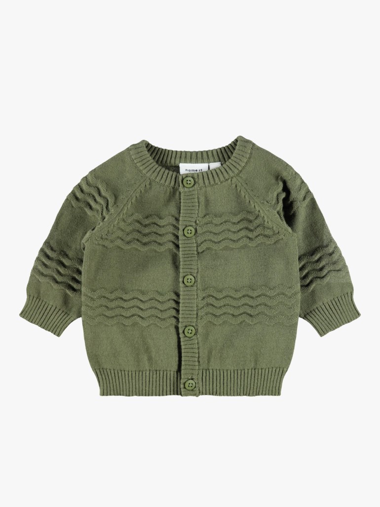 Deset langermet cardigan., ivygreen Grønn - undefined - 1