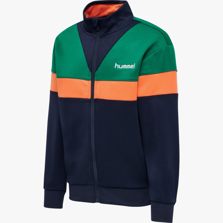 Kentaro zip jakke, marinegre Grønn - undefined - 1