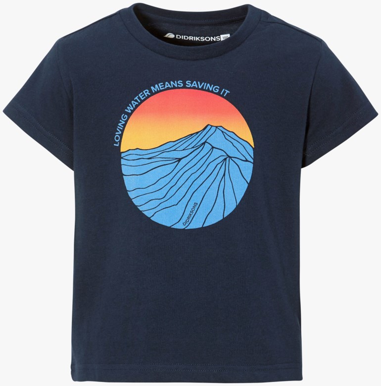 Frøet t-skjorte Marine - undefined - 1