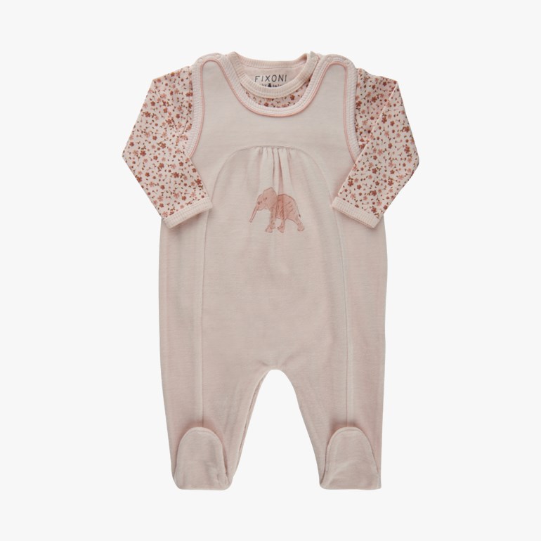 Sparkebukse med body Rosa - undefined - 1