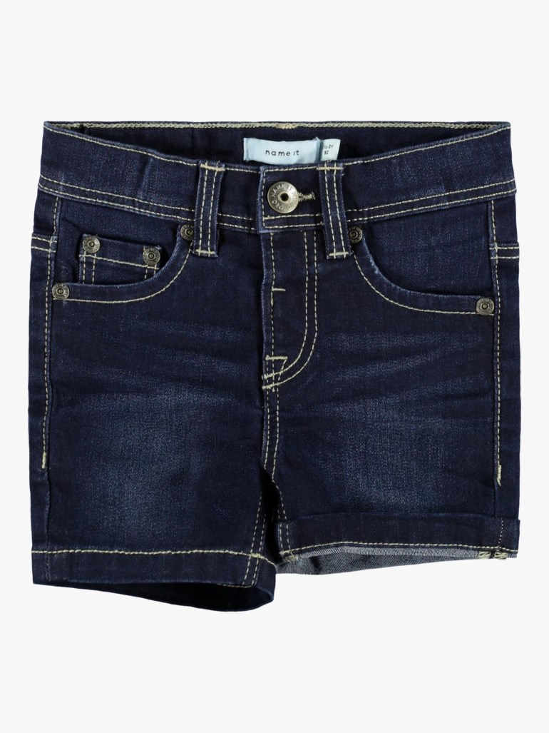 Sofus denim shorts, darkblue Blå - undefined - 1