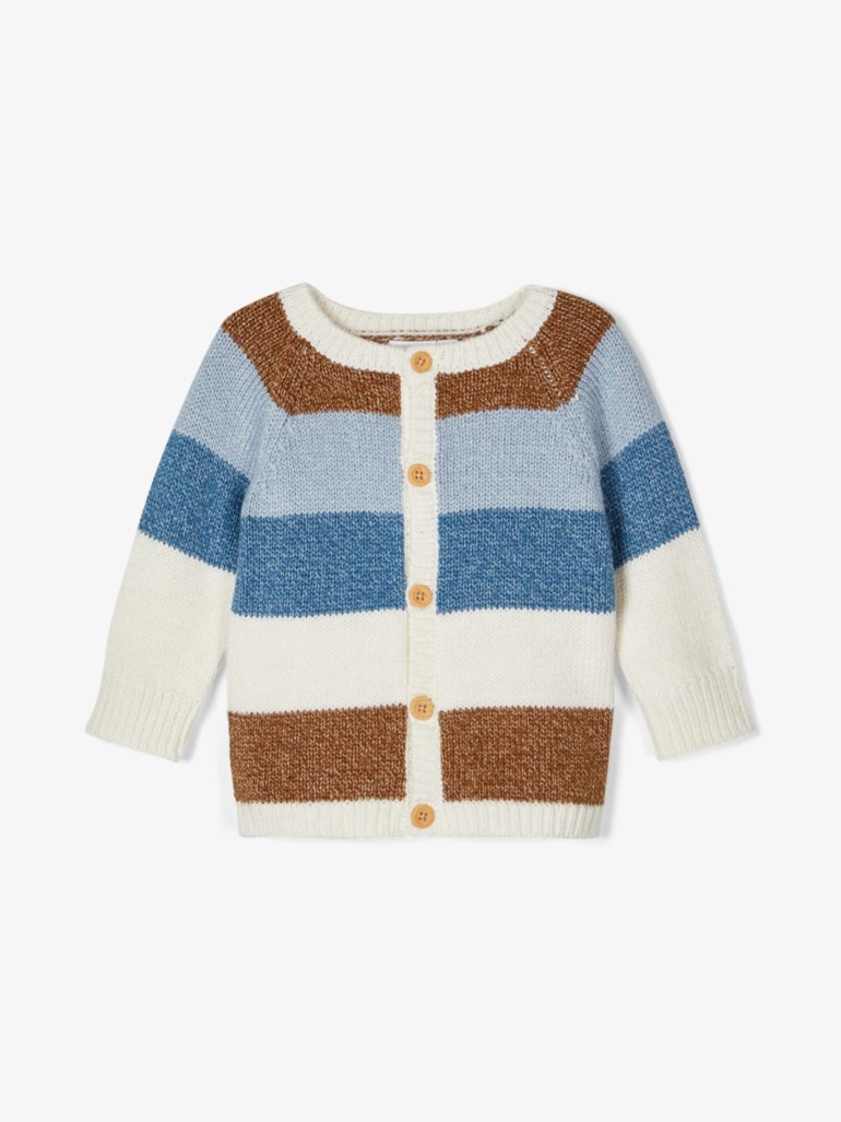 Tatomas langermet strikket cardigan. Brun - undefined - 1