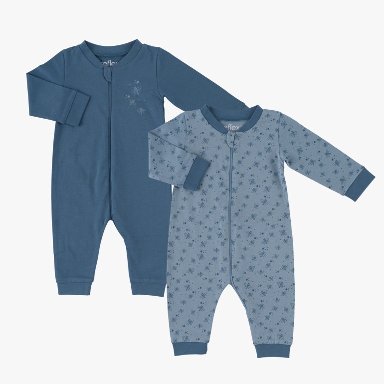 2 pk pysjamas, blueberry Blå - undefined - 1
