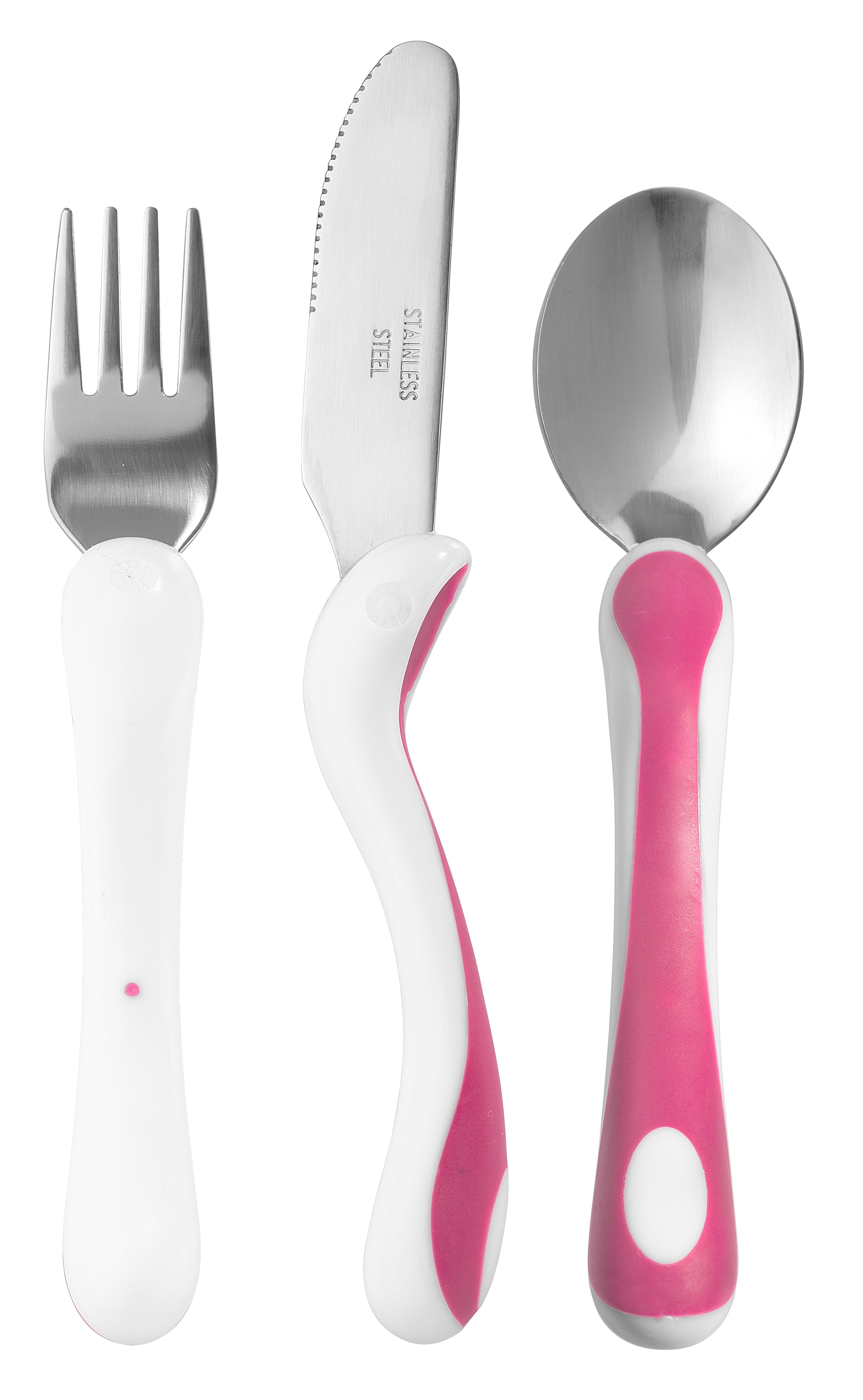 Bambino bestikksett barn – 3 deler, fra 18 mnd, assortert