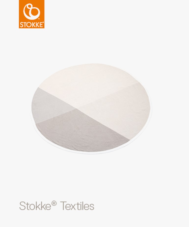 Pledd i bomullstrikk Beige - undefined - 1