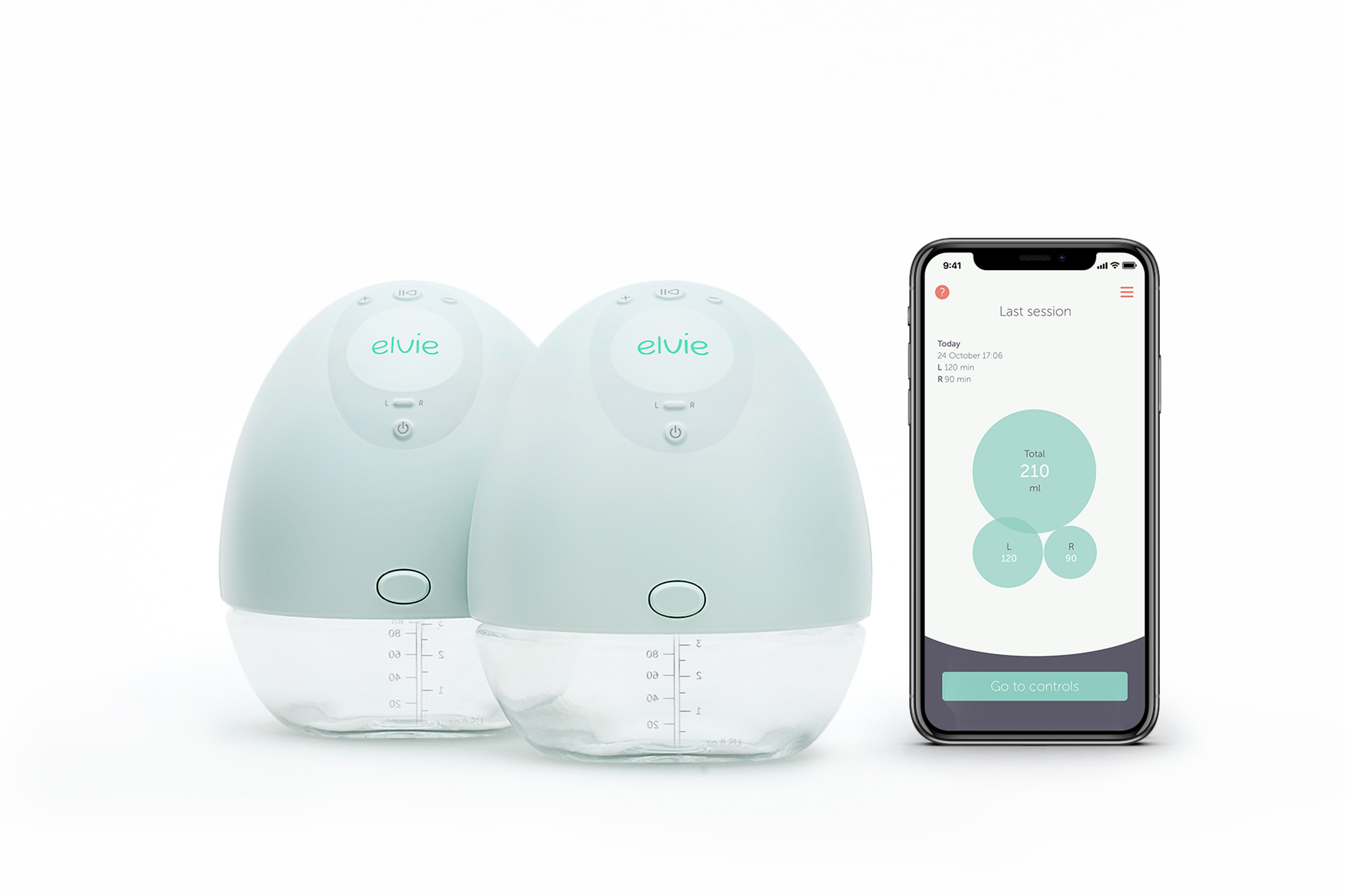 Elvie Pump Double, Elektrisk brystpumpe