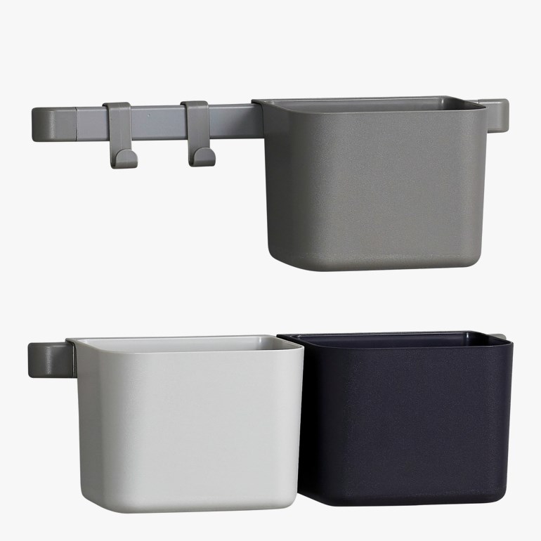 Organizers 3 pk med 2 korte stenger Grå - undefined - 1