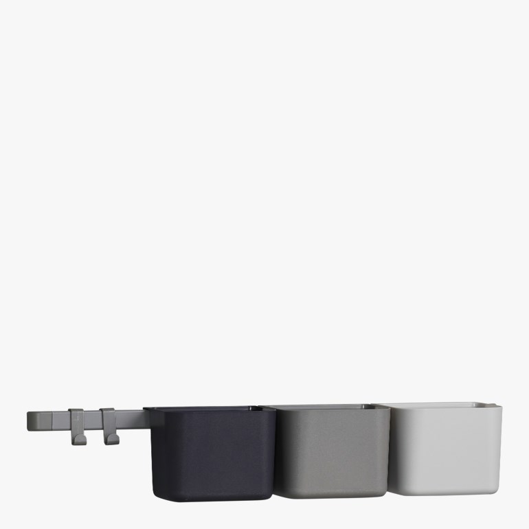 Organizers 3 pk med 1 lang stang Grå - undefined - 1