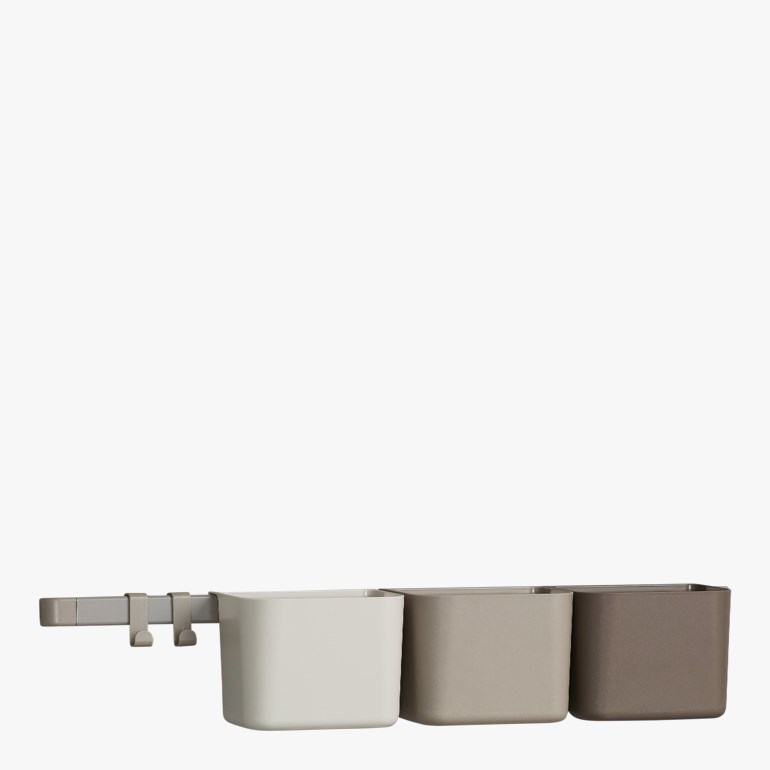 Organizers 3 pk med 1 lang stang Beige - undefined - 1