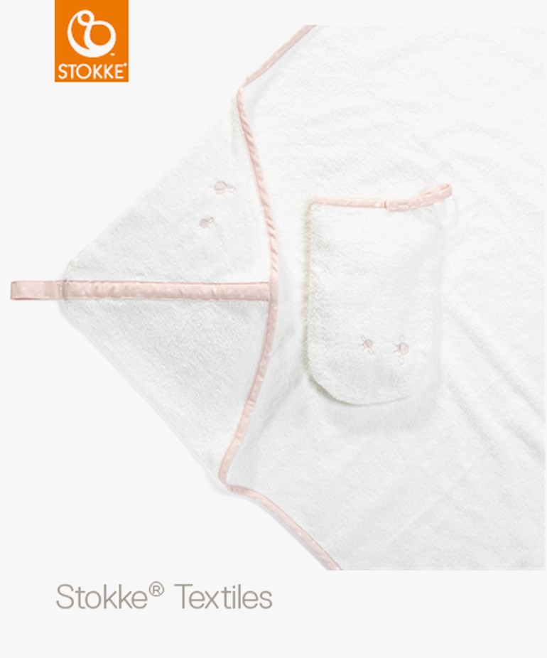 Håndkle med hette Rosa - undefined - 1