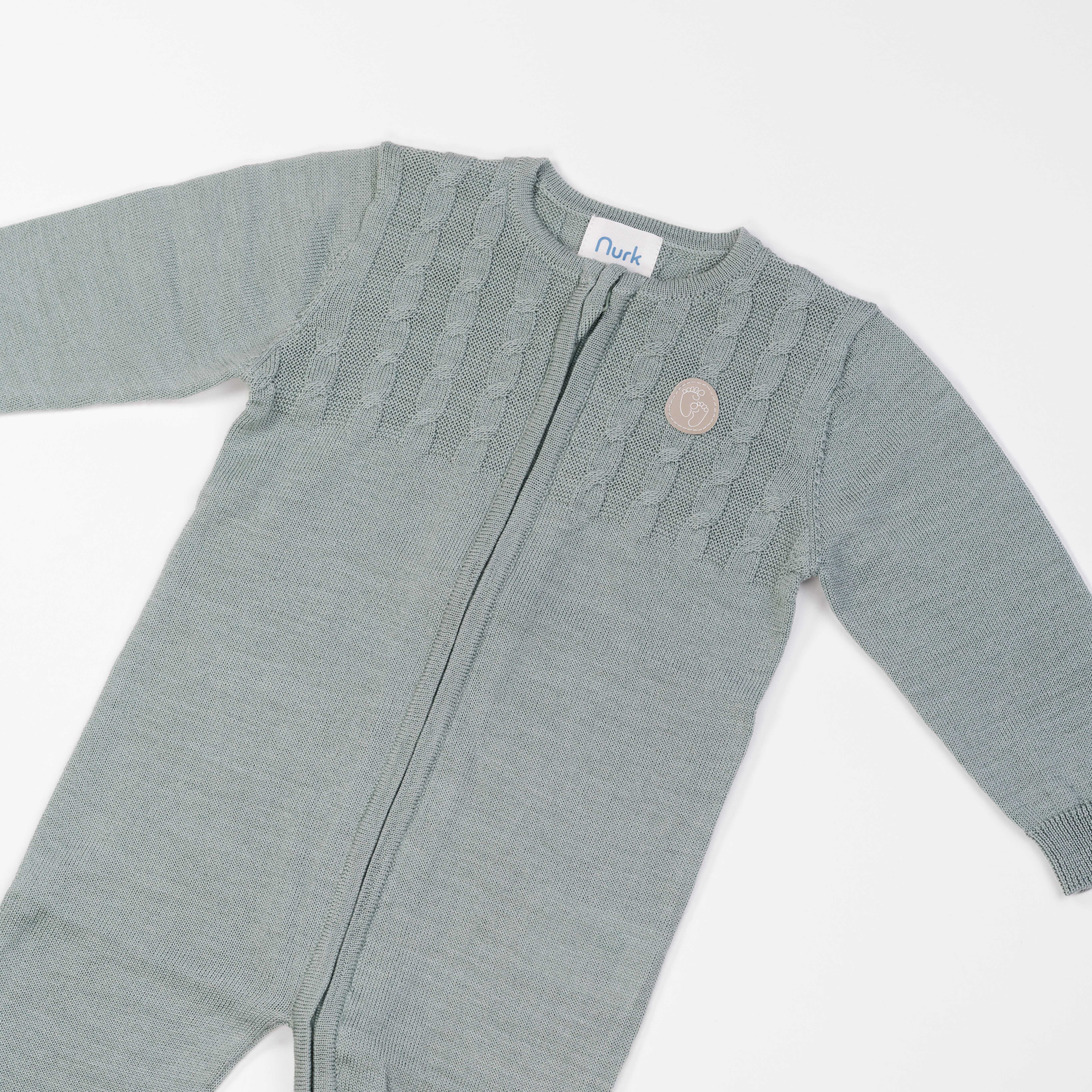 Heldress ull/silke, mose