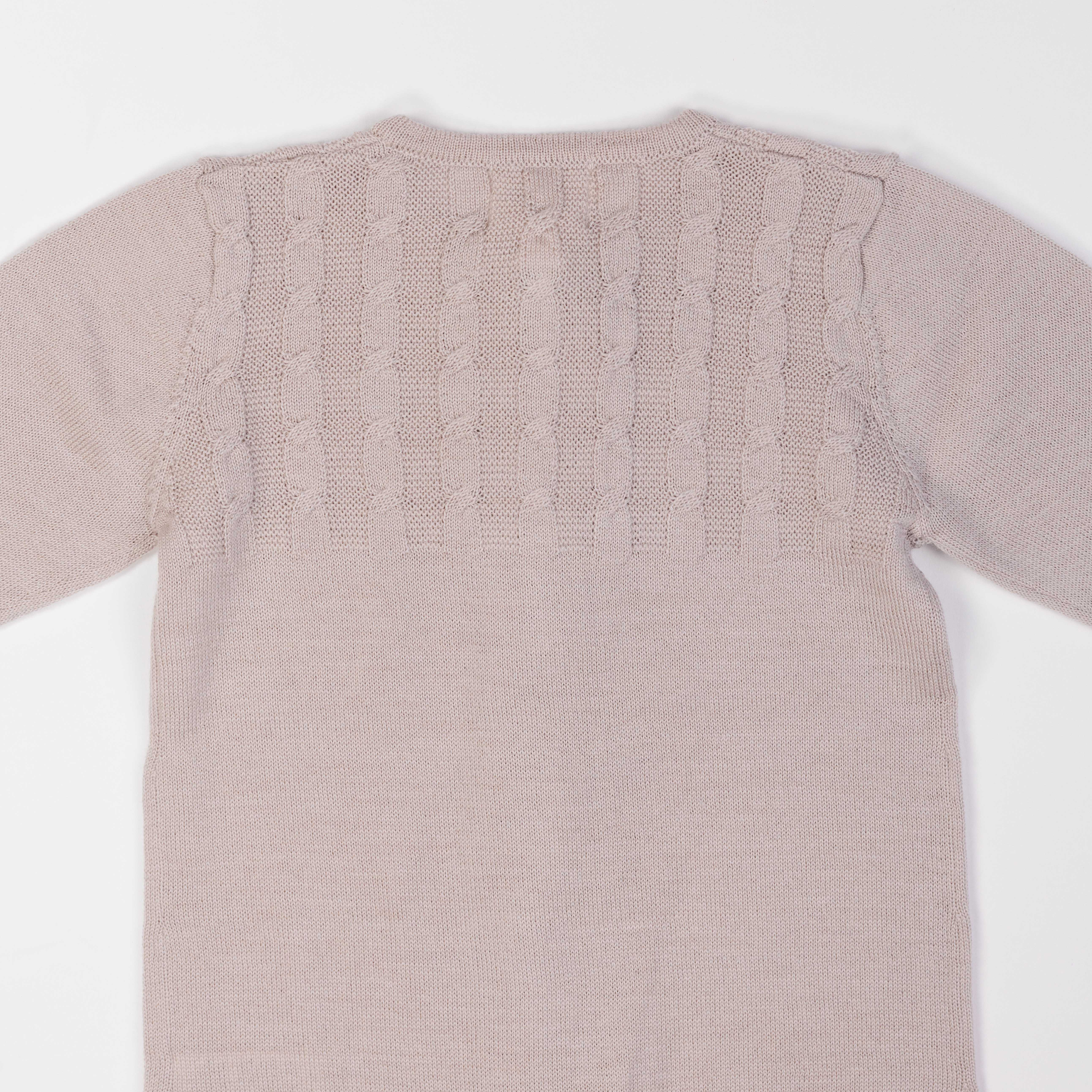 Heldress ull/silke, sand