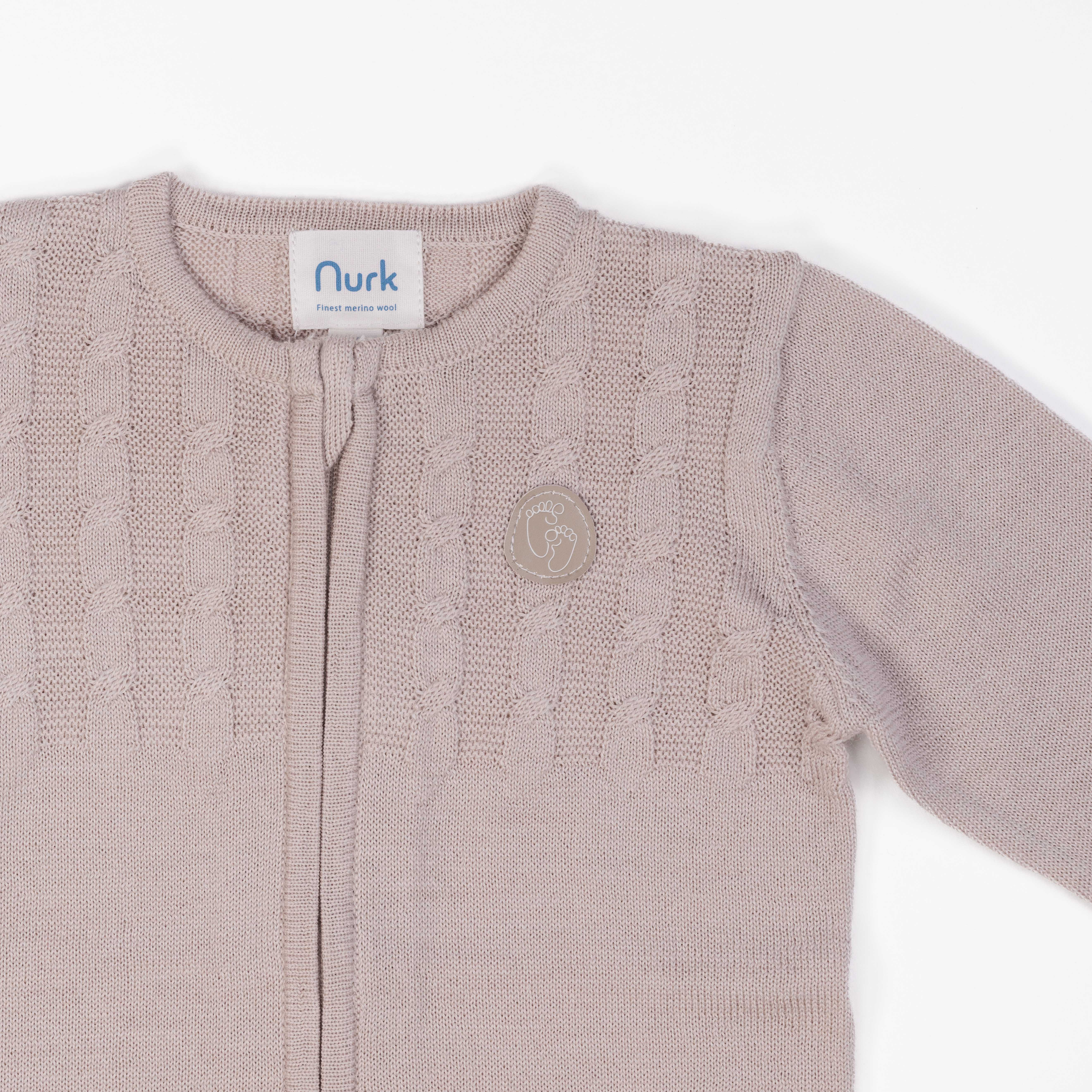 Heldress ull/silke, sand