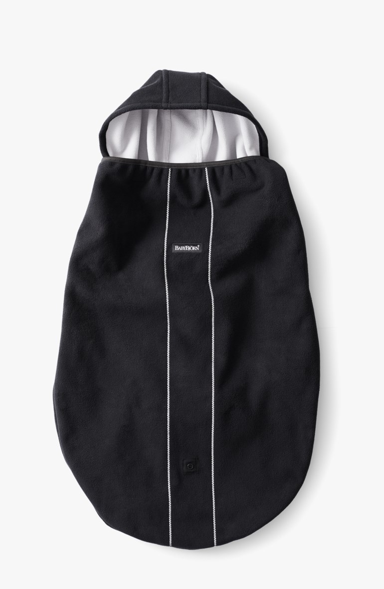 Vær- og vindtrekk til BabyBjörn bæresele, black Sort - 11010284-black-onesize - 1