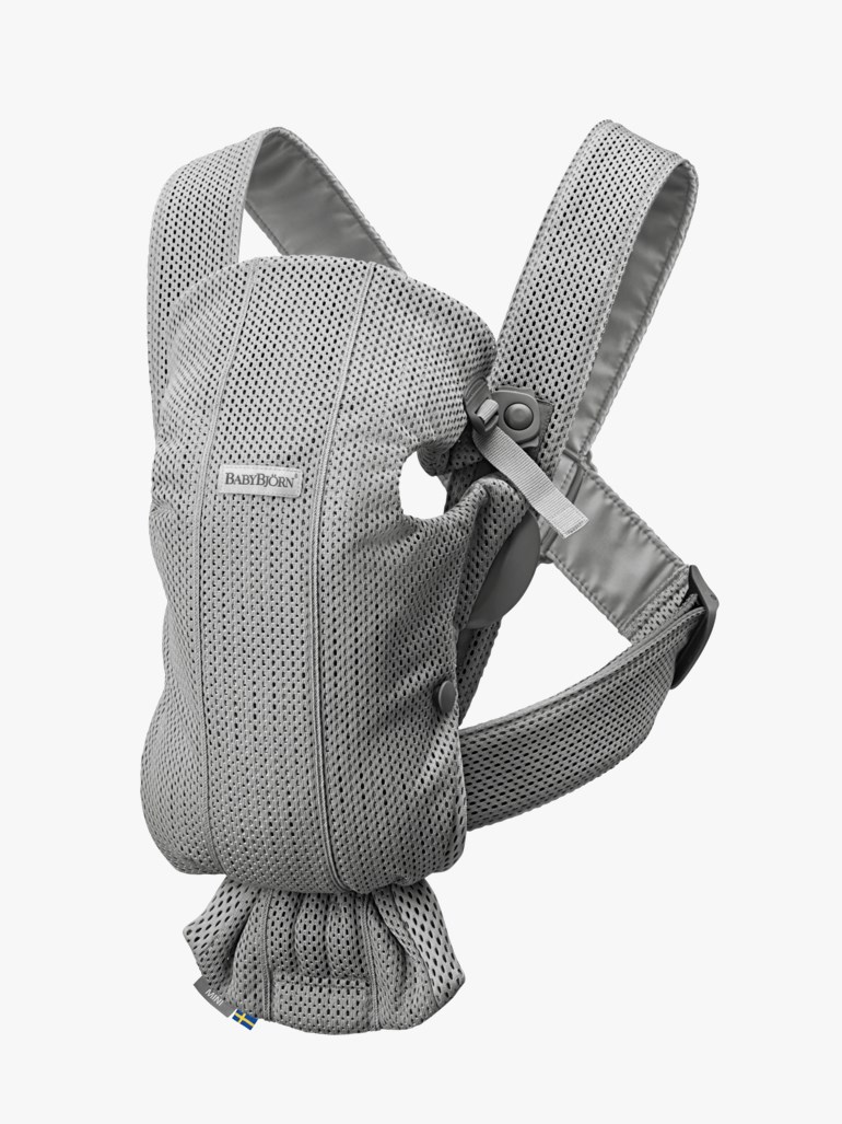 BabyBjörn bæresele Mini i 3D mesh Grå - undefined - 1