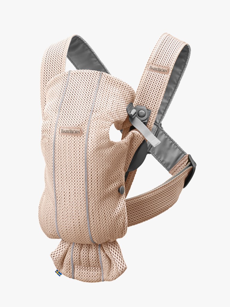 BabyBjörn bæresele Mini i 3D mesh Rosa - undefined - 1