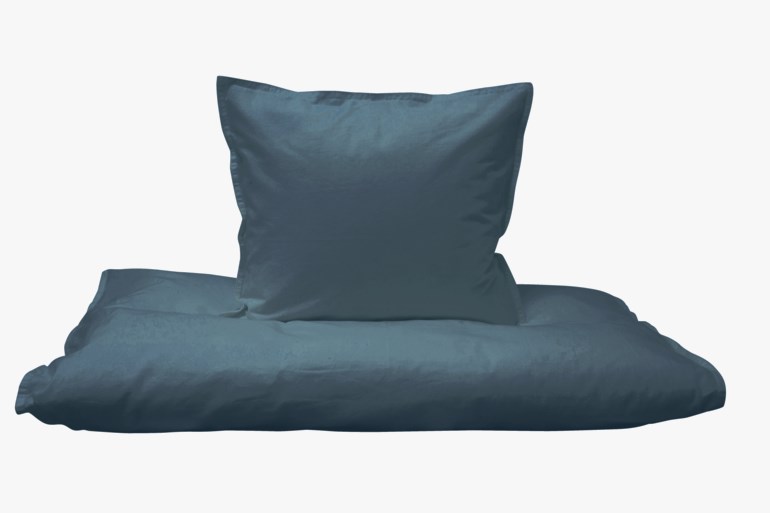 Cozy sengesett Blå - 11010410-deepblue-80x100cm - 1