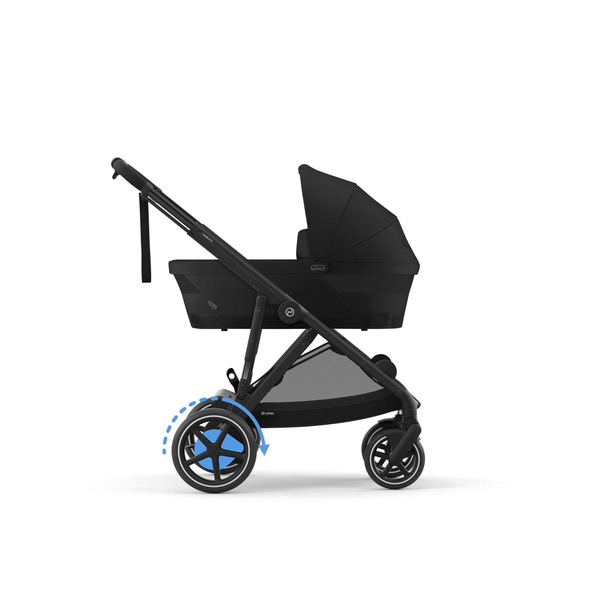 e-Gazelle S Gold Line barnevogn – elektrisk