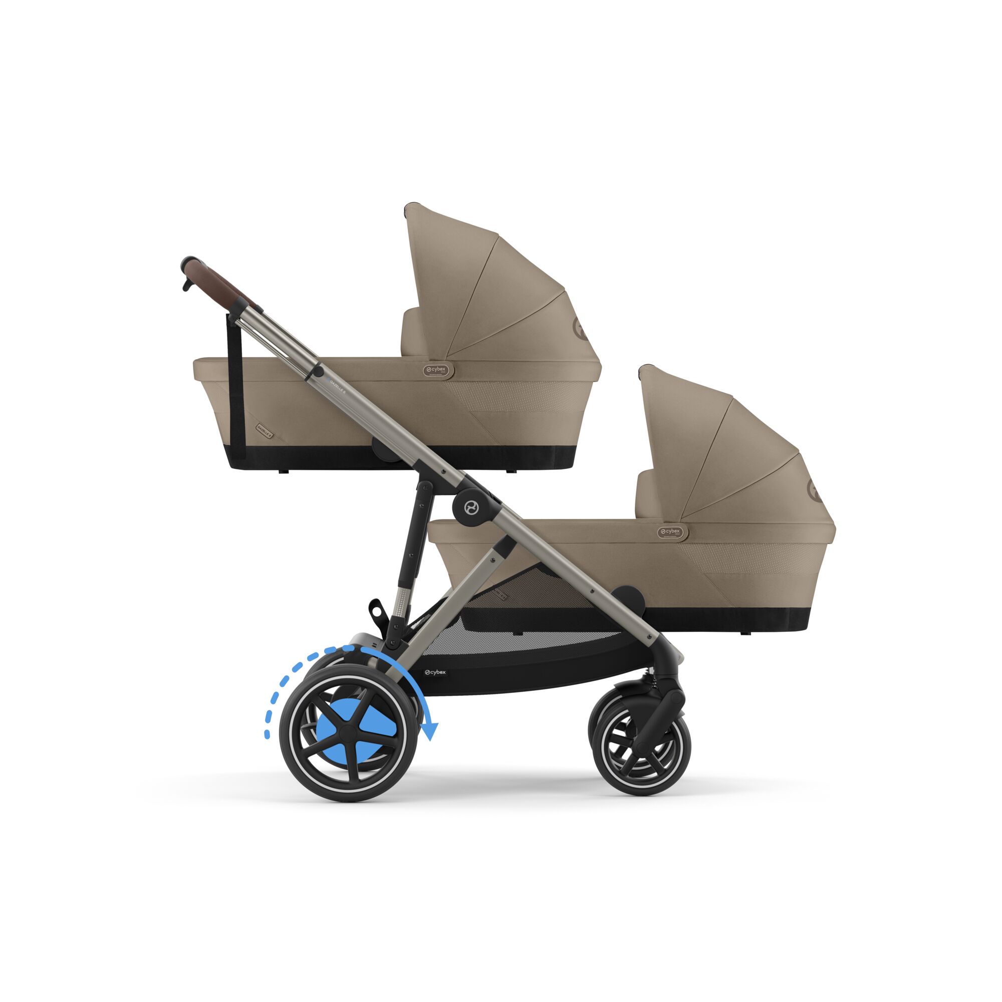 e-Gazelle S Gold Line barnevogn – elektrisk