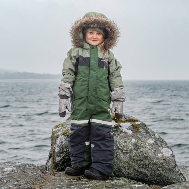 Bjärven vinterdress Grønn - 11043266-Light Moss-100 cm - 1