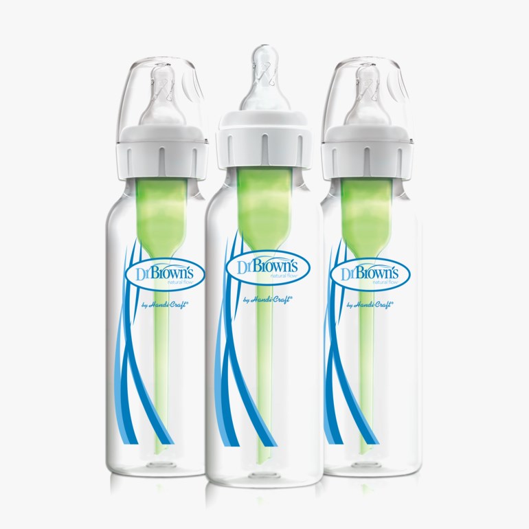 Option standard tåteflaske 250 ml 3 pk, transparent Transparent - 11010443-transp-250ml - 1