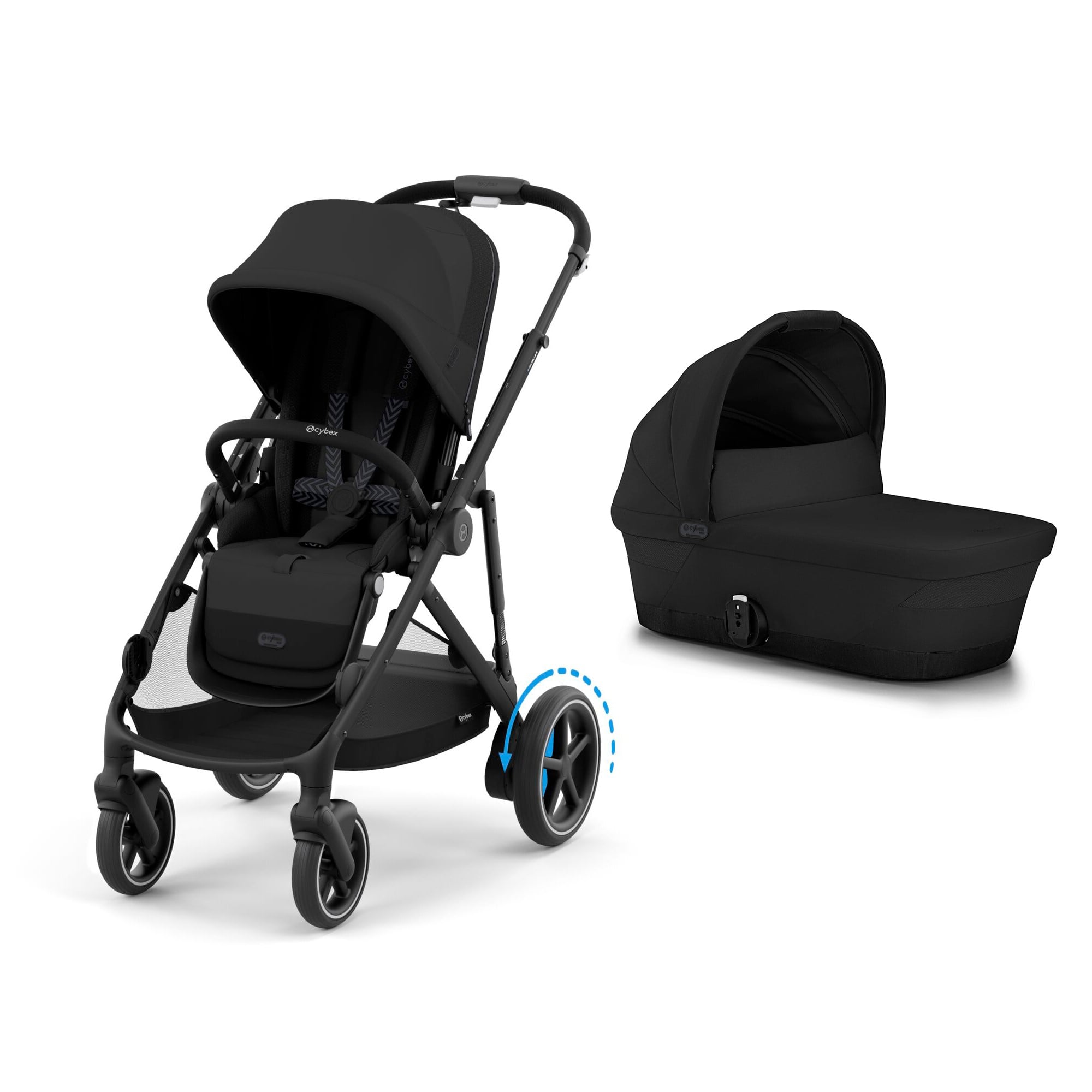 e-Gazelle S Gold Line barnevogn – elektrisk