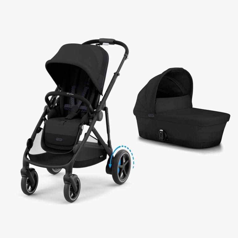 Cybex e-Gazelle S Gold Line – Elektrisk søskenvogn Komplett null - undefined - 1