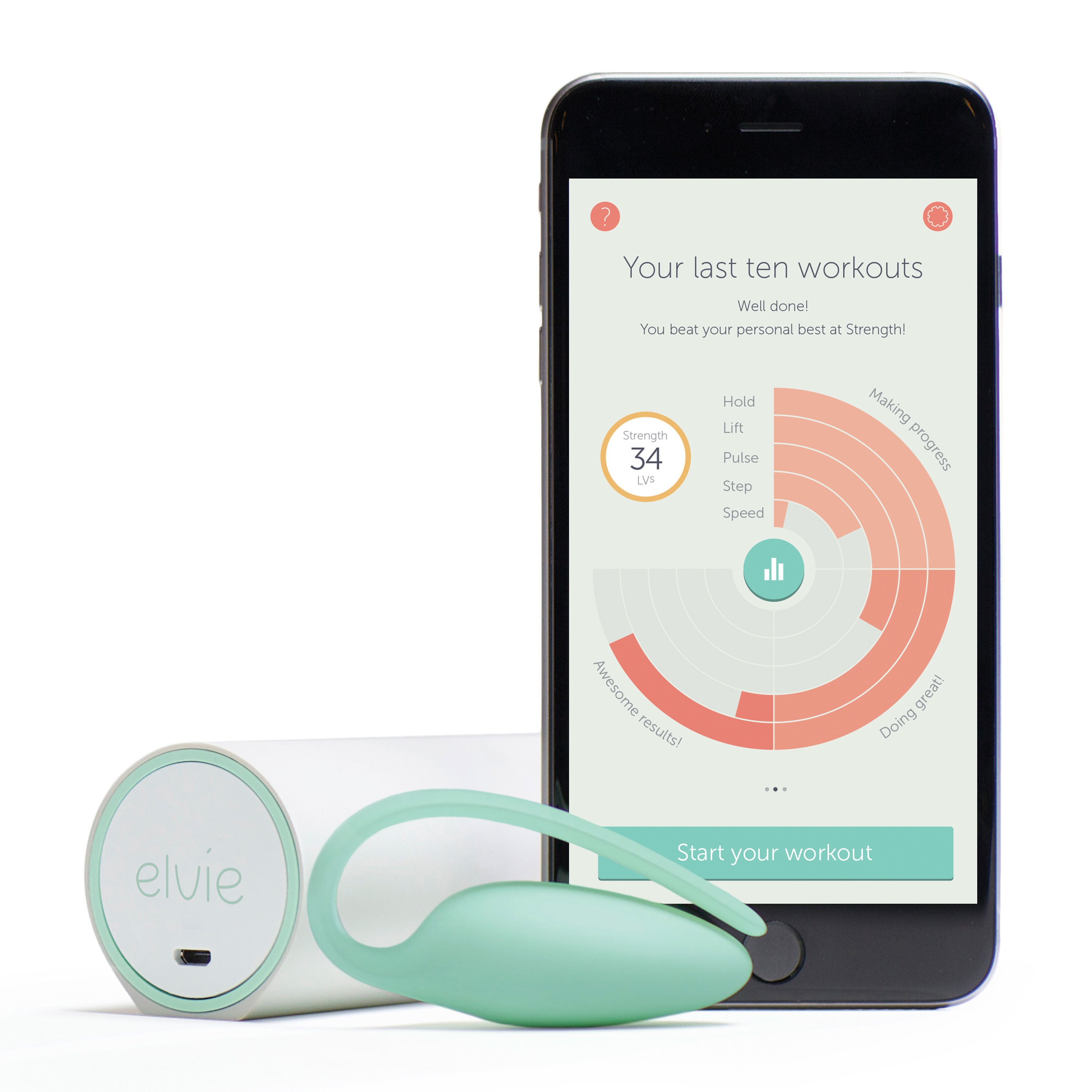 Elvie Trainer Bekkenbunntrener