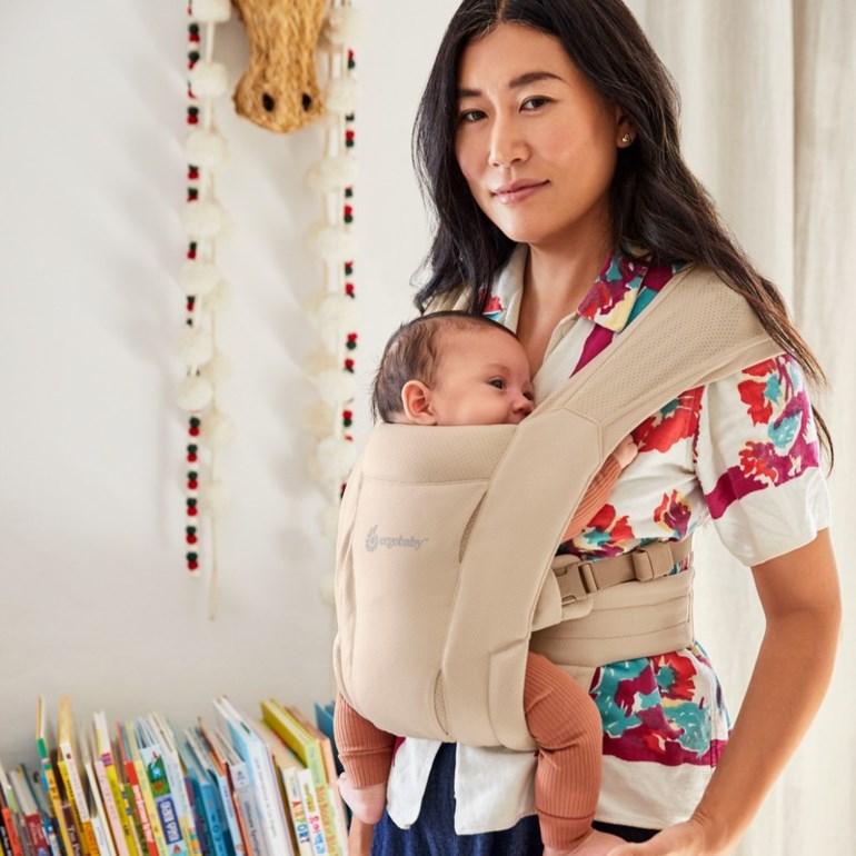 Embrace Soft Air Mesh bæresele Beige - 11035036-cream-0mth - 1