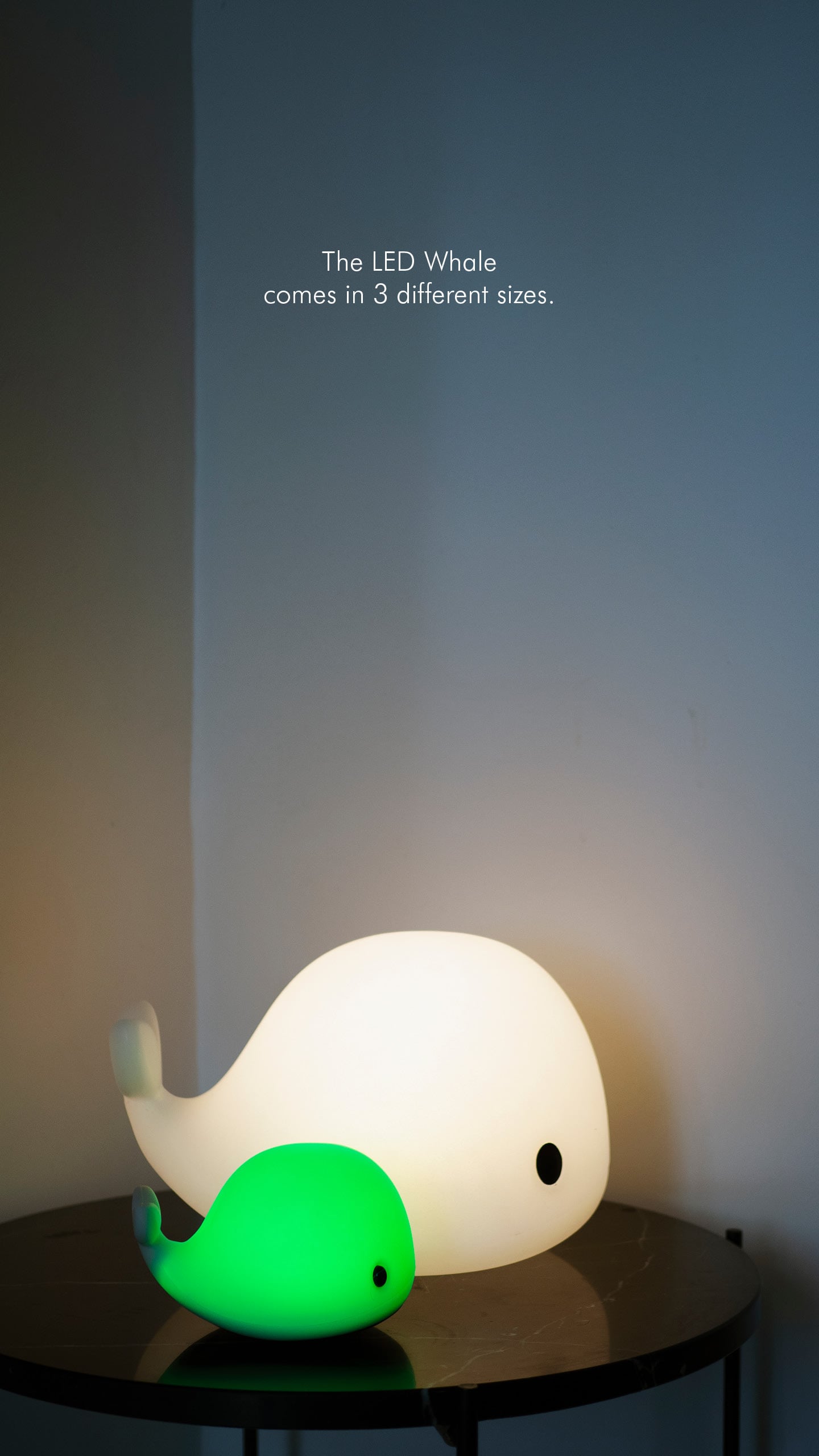 Hvalen Christian led-lampe, white