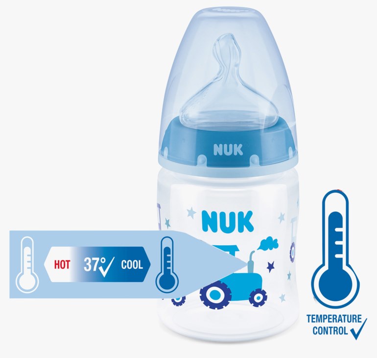 First Choice+ temperature control tåteflaske, blue Blå - undefined - 1