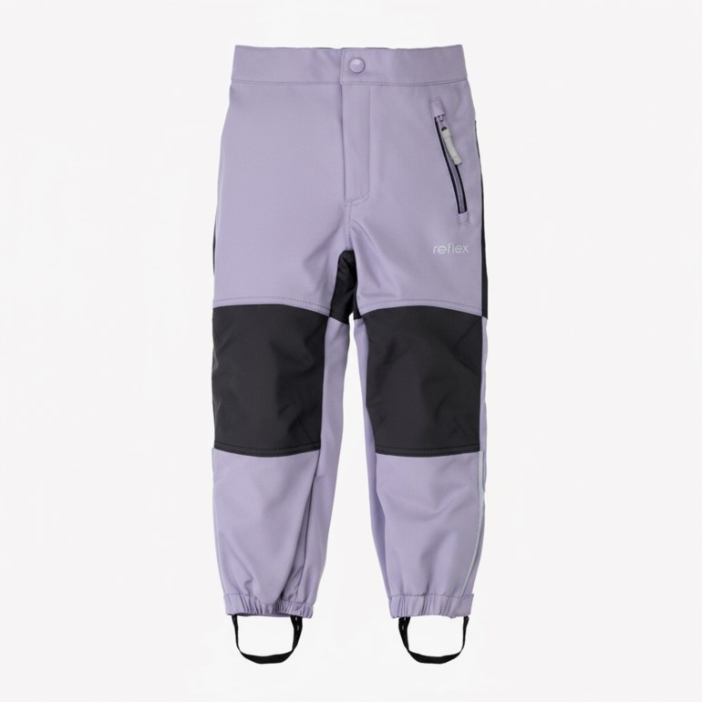 Smøla softshellbukse Lilla - 11040660-Purple-92 cm - 1